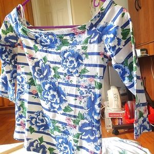 Beautiful Superdry Highwaist Flowery Top